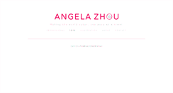 Desktop Screenshot of angela-zhou.com
